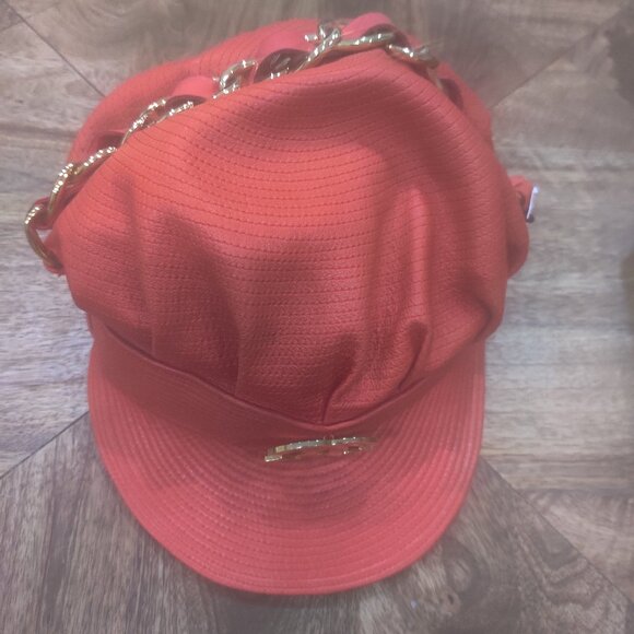 CHANEL Leather Iconic Biker hat size 57 (M) - Picture 1 of 7